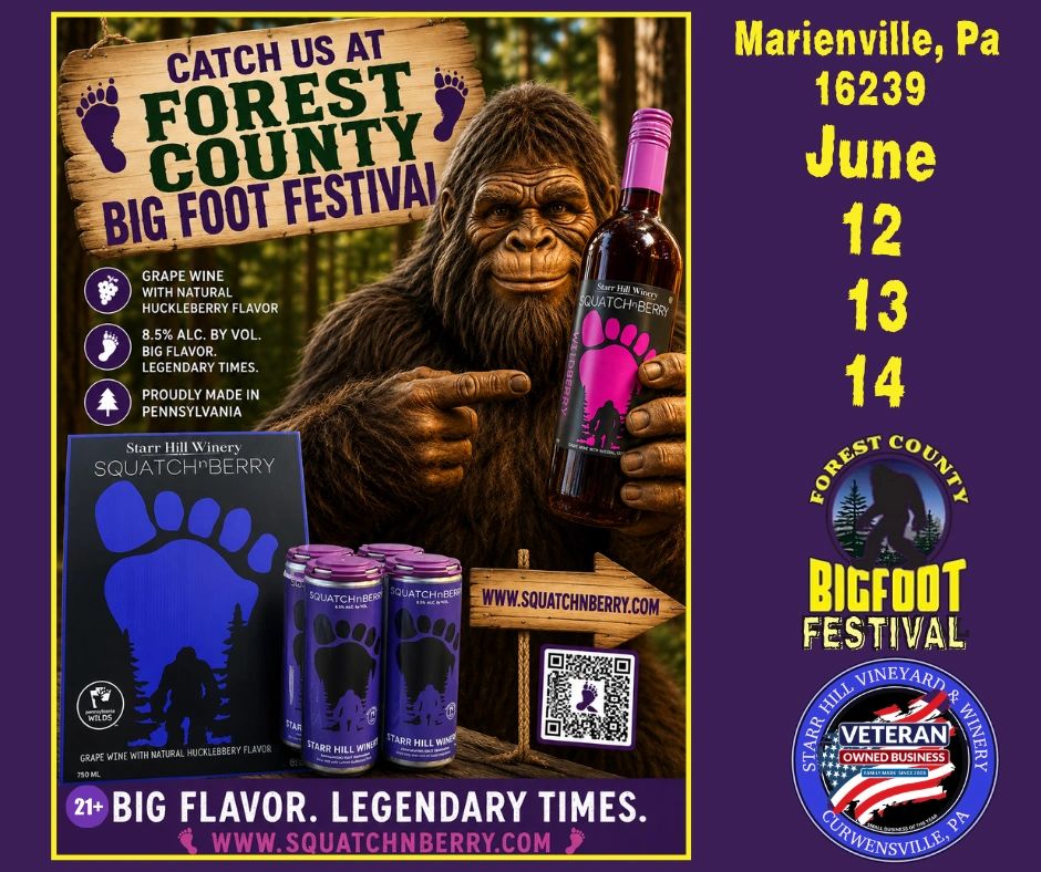 Forest County Bigfoot Festival Squatch n Berry